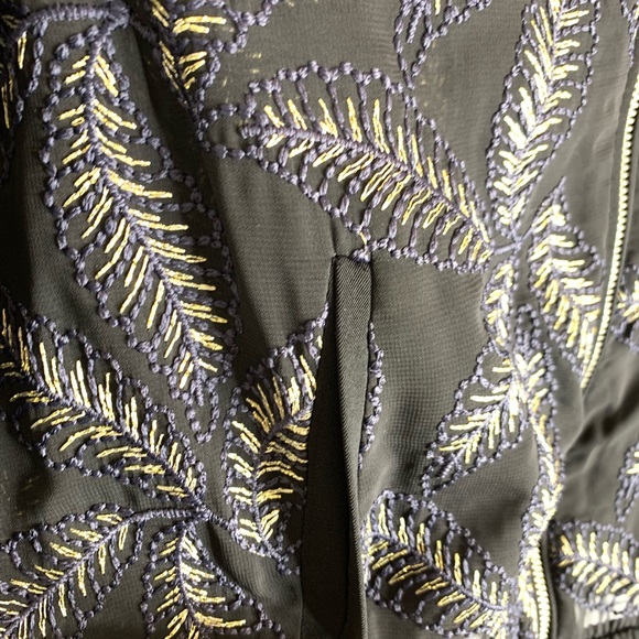 NWOT Zara Black Bomber Jacket size Medium - Picture 4 of 7